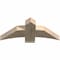 Ekena Millwork Bellingham Rough Sawn Timber Gable Bracket, Douglas Fir, 36"W x 15"H x 4"D x 6"F, 10/12 Pitch GBW036X15X0406BEL00RDF - alternate 3